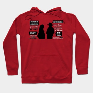 WayHaught Silhouette Quotes Hoodie